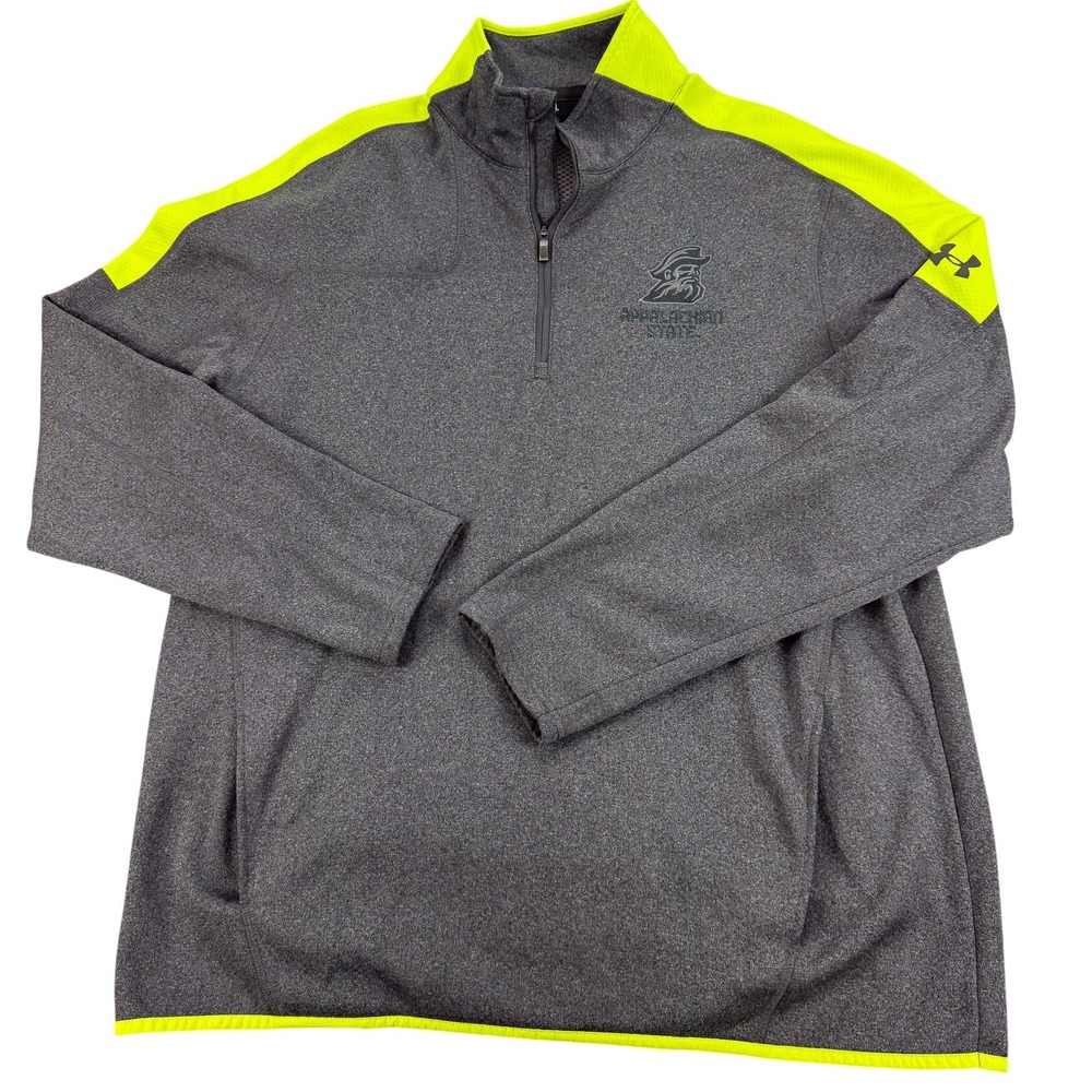 Appalachian State Mountaineers Sweatshirt Mens 2XL NCAA Under Armour 1/4 Zip Gym